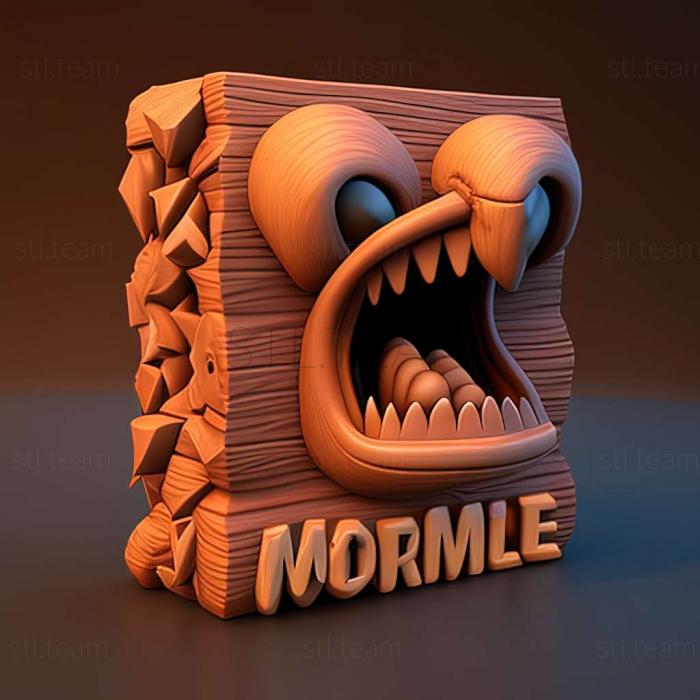 3D модель Гра Worms Rumble (STL)